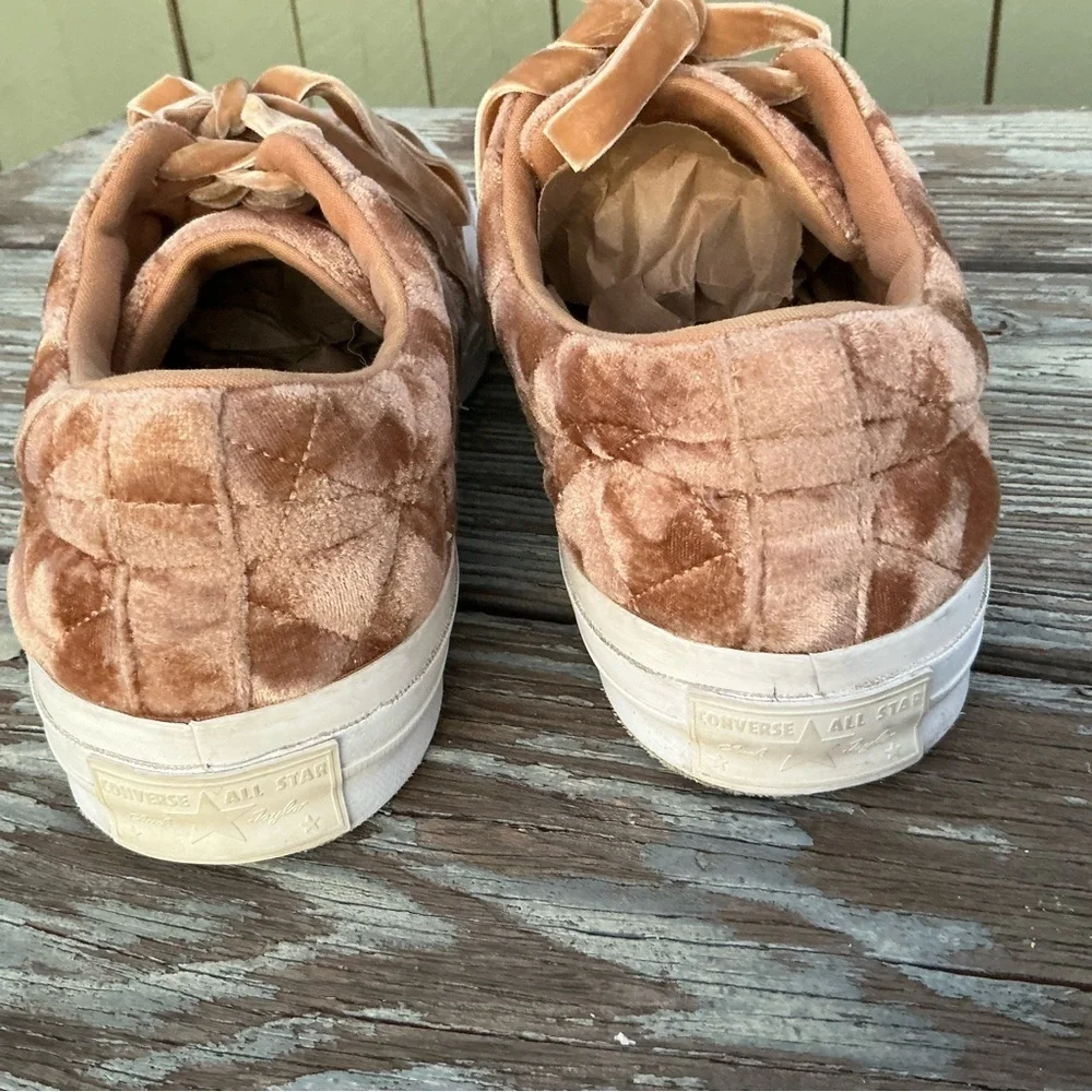 Covers Le Fleur Ex Velvet Golf Quilted Sneakers Lace Low Top In Men Size 12 Tan